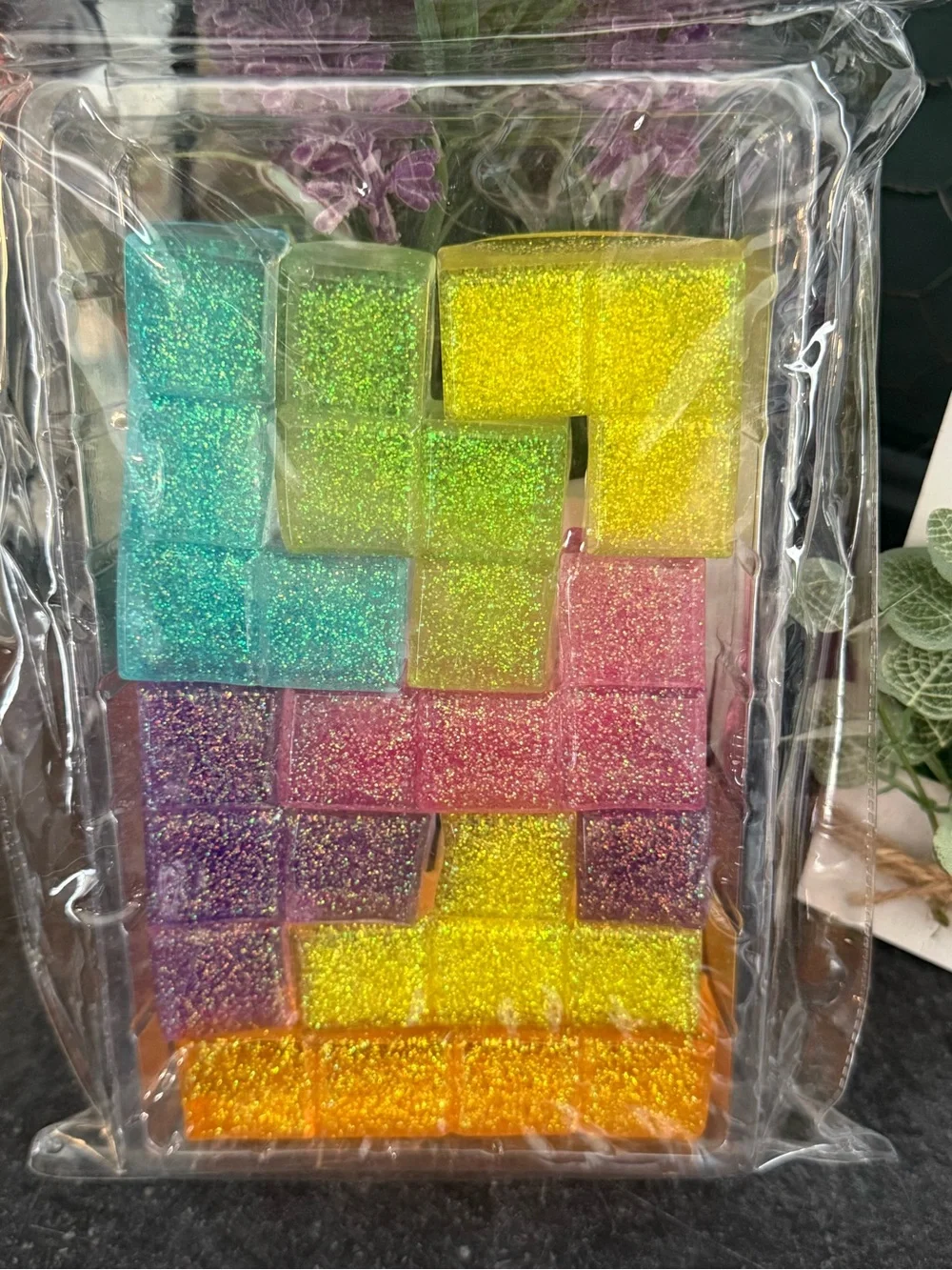 Taba-Pops Squish Bricks - Multicolor Glitter